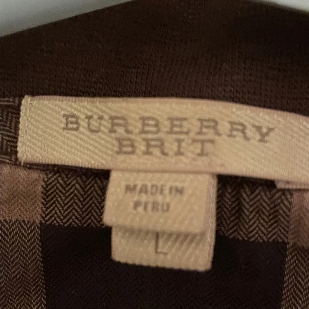 Burberry Brit quarter zip pullover swestshirt